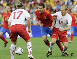 Spain take on Switzerland in World Cup Group H