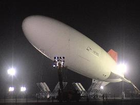 Unmanned airship makes world's 1st flight into stratosphere