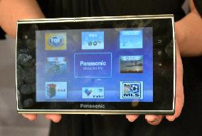 Panasonic unveils tablet featuring TV-based services