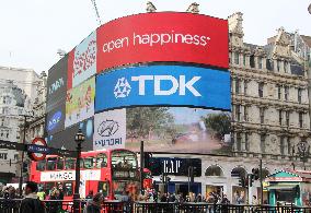 Japan's TDK to remove neon sign from London's Piccadilly Circus