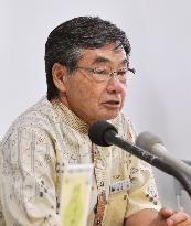 Mayor speaks of Okinawa's plan to block U.S. base transfer