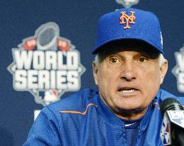 Mets manager Collins meets press before World Series