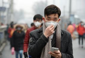 CORRECTED: Beijing's air pollution expands to neighboring areas