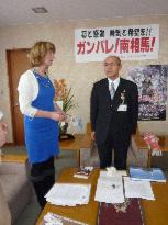 Irish Chernobyl campaigner encourages Fukushima residents