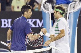 Djokovic defeats Federer en route to Australian Open final