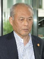 Scandal-hit Masuzoe arrives at metropolitan office