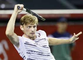 Tennis: Goffin downs Cilic to reach Japan Open final
