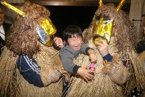 "Namahage" end-of-year rituals in Akita Pref.