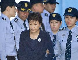 2nd hearing of ousted S. Korean president Park