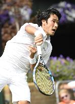 Tennis: Japan's Sugita advances to Wimbledon 2nd round
