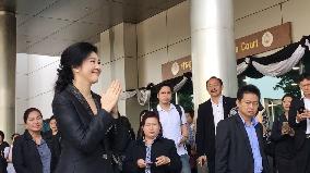 Former Thai PM Yingluck wraps up defense in rice pledging case