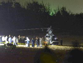 U.S. military chopper crash-lands in Okinawa, no injuries