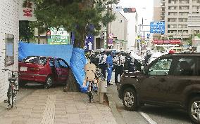 Driver in her 90s hits pedestrians