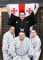 Sumo: Georgian Tochinoshin promoted to ozeki