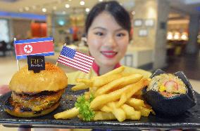 Trump-Kim burger in Singapore