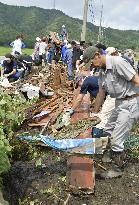 Suspected tornado hits western Japan