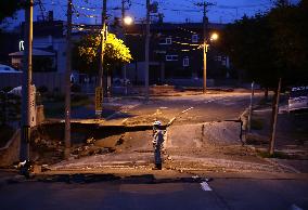 Strong earthquake in Hokkaido