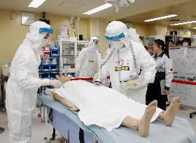 Nuclear disaster response training for doctors, nurses