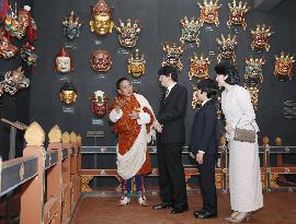Crown Prince Fumihito's family travels to Bhutan