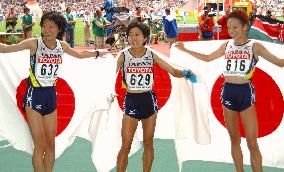 (2)Noguchi, Chiba win silver, bronze medals in world marathon