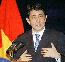 Abe urges N. Korea to sincerely respond to global call