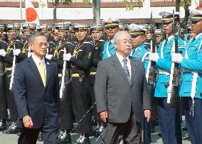 Japan defense chief on visit to Thailand