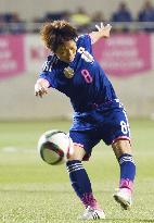 Japan women play Italy in soccer friendly