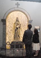Replica statute of Poland's St. Kinga on show at salt museum in Tokyo