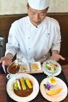 "Prince curry rice" served at Miyazaki Airport restaurant