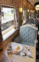 Kyushu Railway serves sweets on luxury train trip