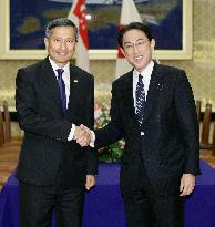Japanese, Singapore foreign ministers hold talks in Tokyo
