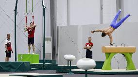 Russian gymnasts continue training in Rio de Janeiro