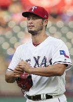 Baseball: Darvish in Rangers-Padres game