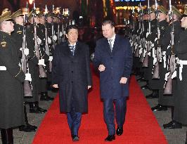 Japanese, Lithuanian leaders