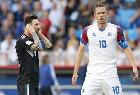 Football: Argentina vs Iceland at World Cup