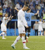 Football: Uruguay vs Portugal at World Cup