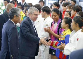 IOC chief Bach in Japan