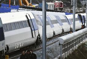 Train derailment in South Korea