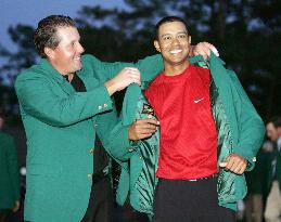 Golf: Tiger Woods at 2005 Masters