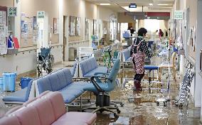 Aftermath of Typhoon Hagibis in Japan