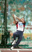 (1)Japan's Murofushi wins silver in men's hammer throw