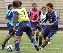 Japan squad tune up for Asian cup qualifiers