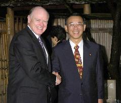 U.S. Treasury Secretary Snow meets Tanigaki