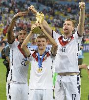 Germany beat Argentina to win World Cup