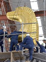 "Shibi" attached to Central Golden Hall of Kofukuji Temple