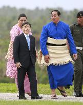 Japan's Crown Prince Naruhito in Tonga