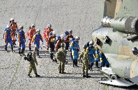 Search resumes for missing on Japan volcano