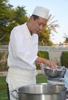 Japanese chef cooks at ambassador's residence in Israel