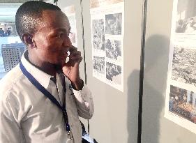Exhibition of Japanese A-bomb photos held at U.N. Nairobi office