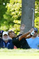 Japan's Matsuyama tied for 10th in Deutsche Bank golf tourney